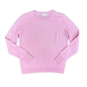 NORDSTROM 100% Cashmere Soft Lavender Purple Pink Crew Neck Sweater